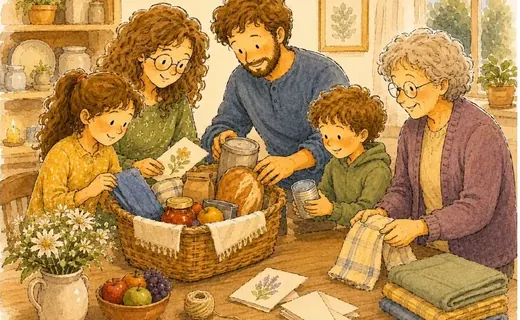 Hands That Help family activity artwork
