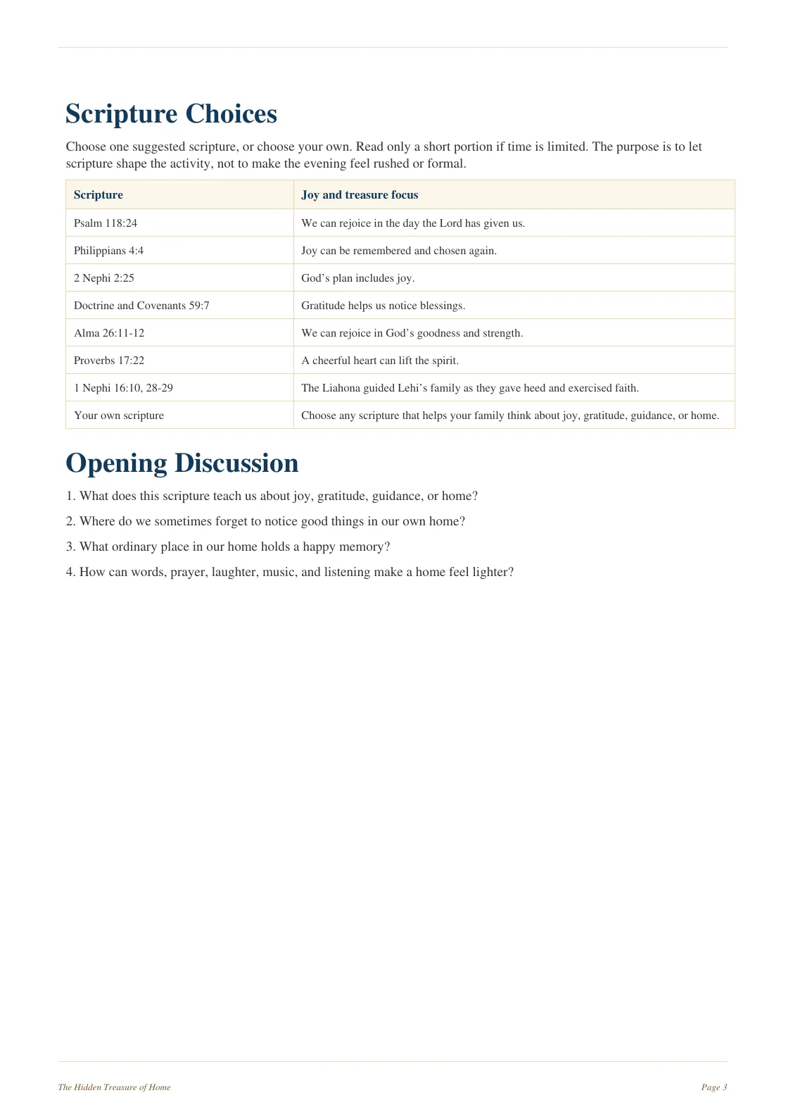 The Hidden Treasure of Home page 3