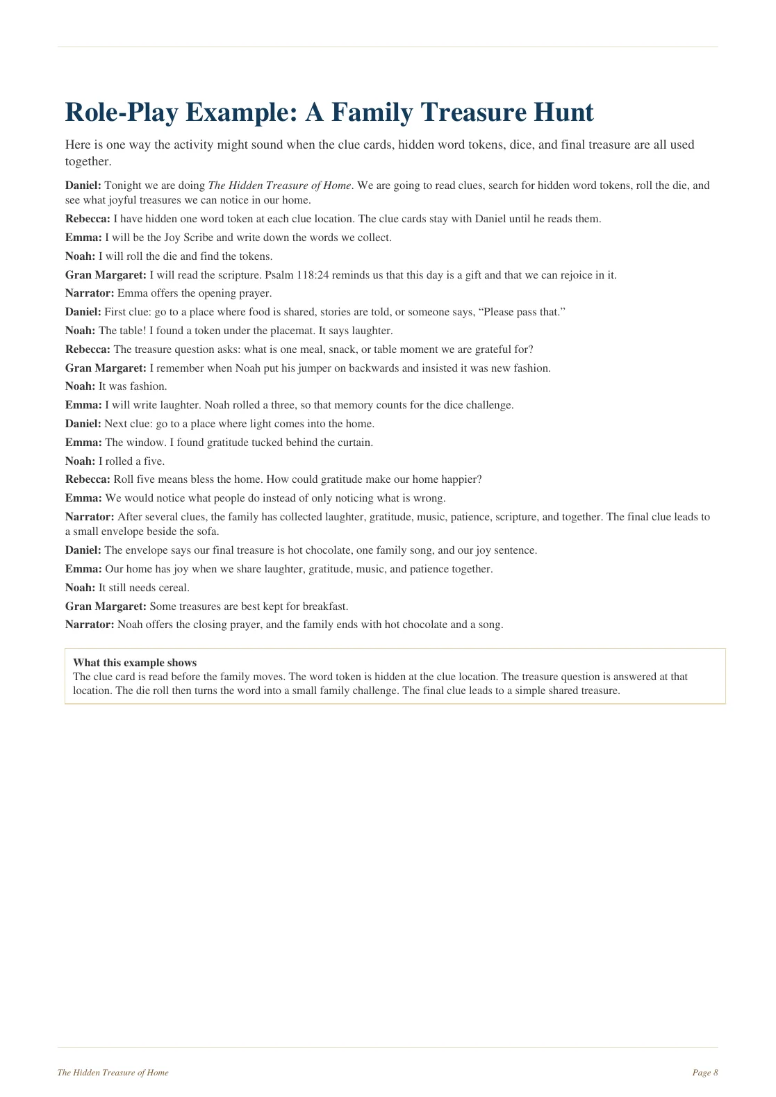 The Hidden Treasure of Home page 8