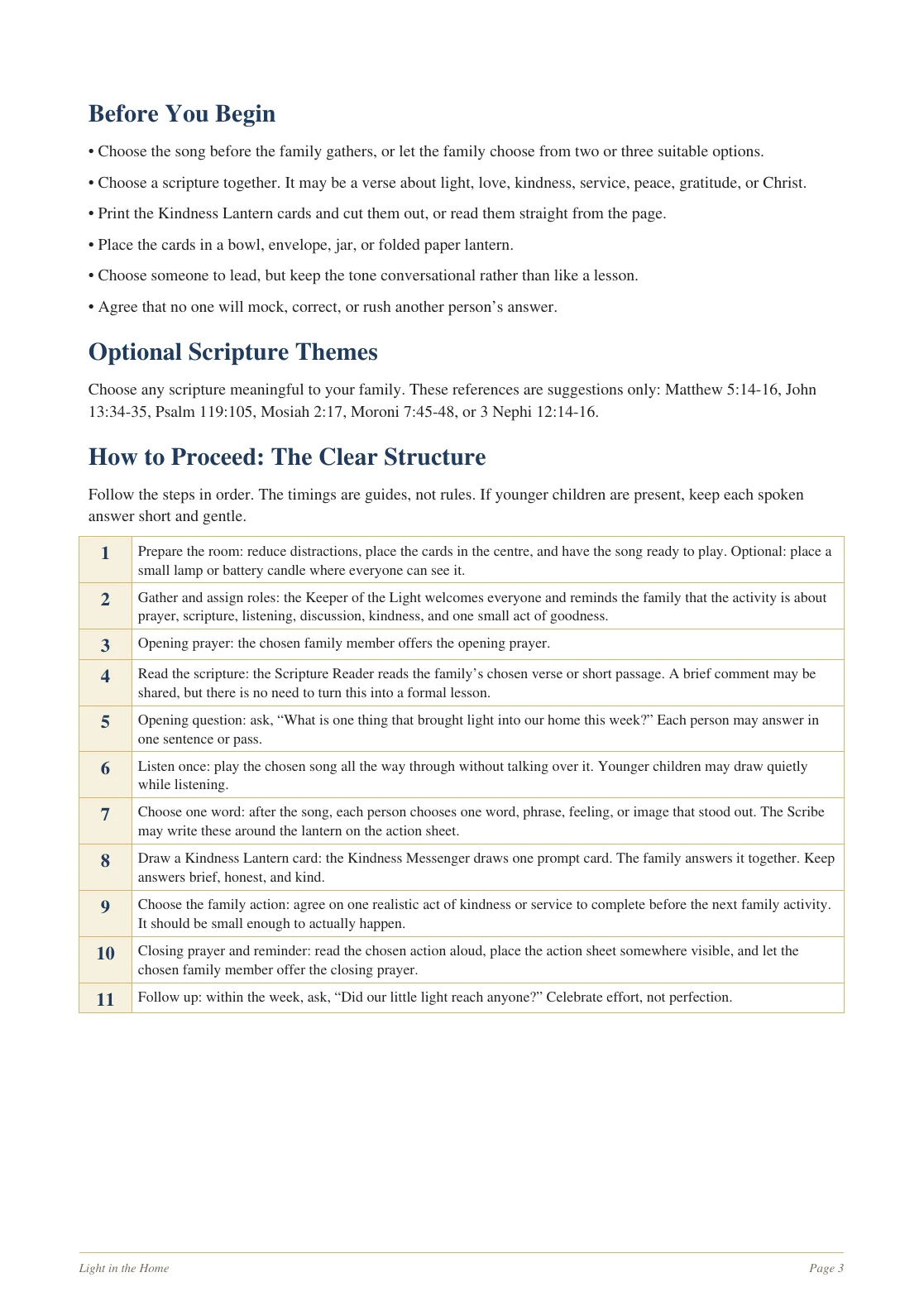 Light in the Home page 3