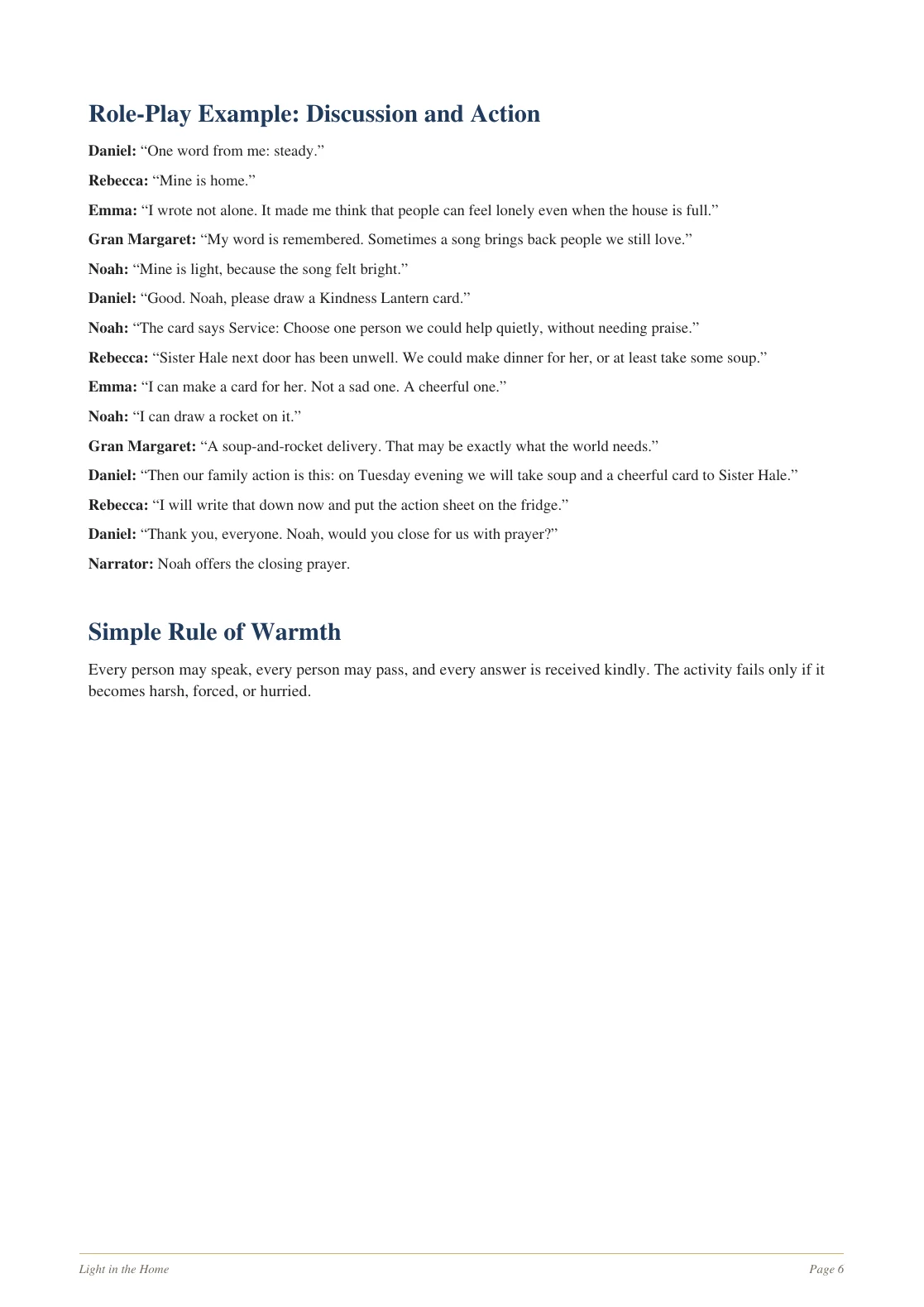 Light in the Home page 6