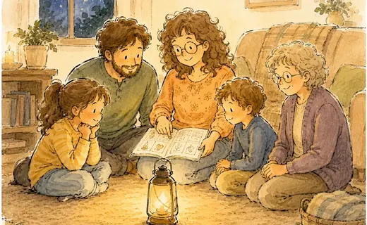 Light in the Home family activity artwork